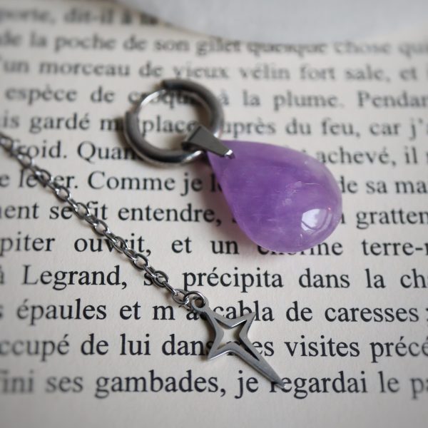 Boucles d'oreilles Cosmic Tears ☽ Argentées – Image 6