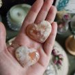 Cœur☽ Quartz rose, Quartz fumé ou Agate fleur – Image 7