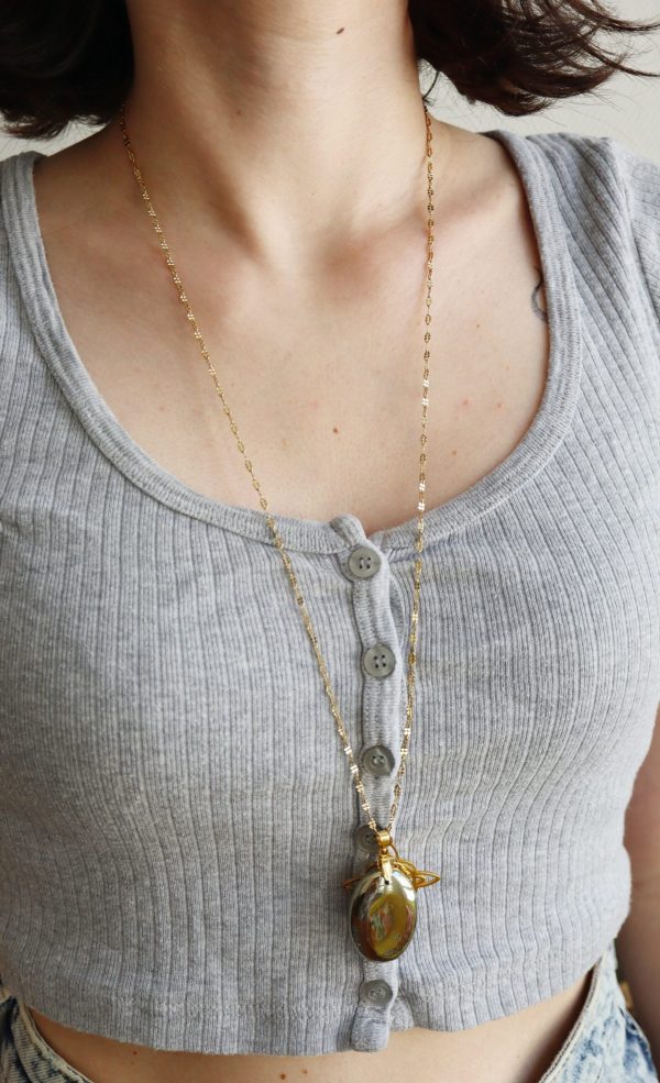 Talisman de prospérité ☽ Pyrite & nœud de sorcière – Image 5