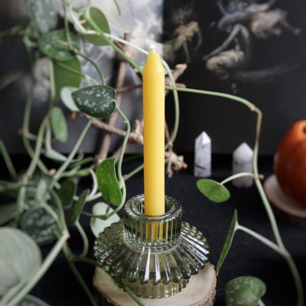 Bougie de sorcellerie☽ jaune – Image 2