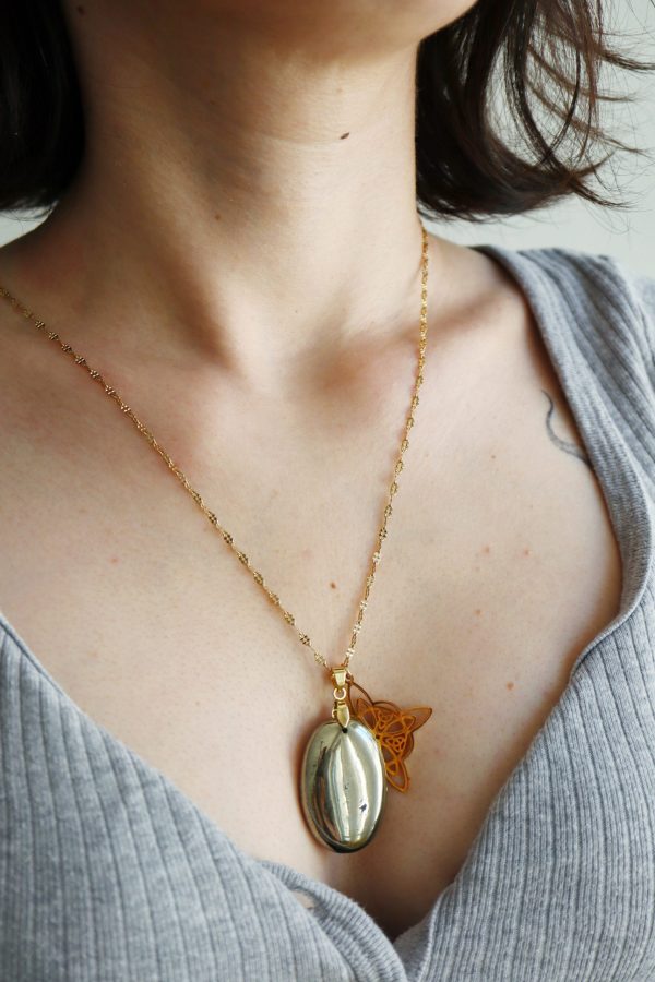 Talisman de prospérité ☽ Pyrite & nœud de sorcière – Image 6
