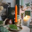 Bougie de sorcellerie☽ orange