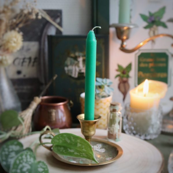 Bougie de sorcellerie☽ verte – Image 2