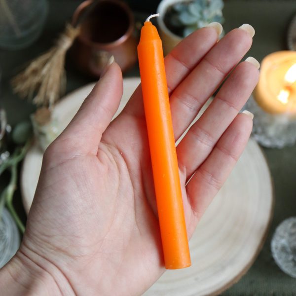 Bougie de sorcellerie☽ orange – Image 2