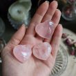 Cœur☽ Quartz rose, Quartz fumé ou Agate fleur – Image 3
