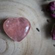 Cœur☽ Quartz rose, Quartz fumé ou Agate fleur – Image 4