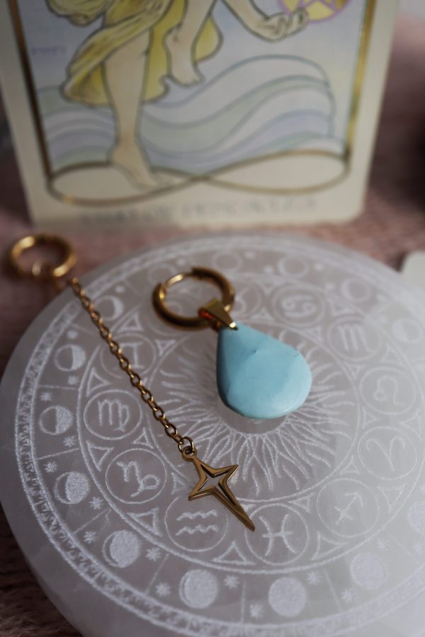 Boucles d'oreilles Cosmic Tears ☽ Dorées – Image 5