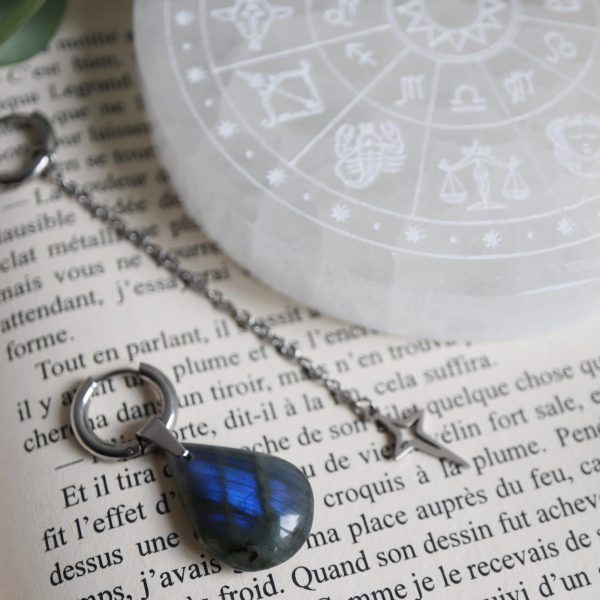 Boucles d'oreilles Cosmic Tears ☽ Argentées – Image 4