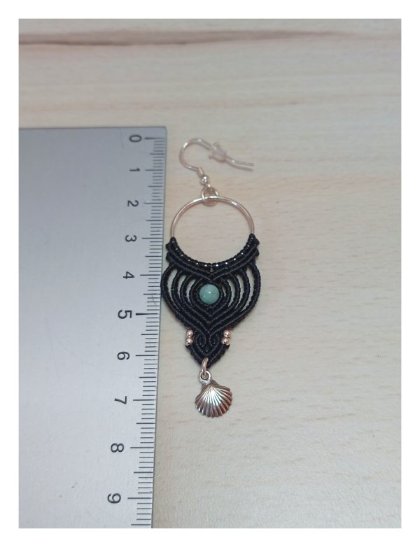 Boucles d'oreilles macramé - Terres d'Ailleurs – Image 2
