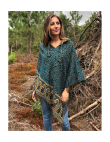 Poncho bleu
