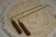 Baguettes de radiesthésie : 26cm x 12,5cm, manche bois d'hévéa Ø 18mm, tige laiton Ø 3mm - Fait-main – Image 8