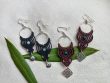 Boucles d'oreilles macramé - Terres d'Ailleurs