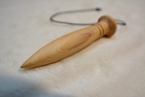 Pendule de radiesthésie : 9cm 20g, bois de genévrier et cristal de roche - Fait-main – Image 4