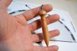 Pendule de radiesthésie : 9cm 20g, bois de genévrier et cristal de roche - Fait-main – Image 6