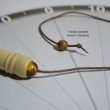 Pendule de radiesthésie : 7,5cm 12,5g, bois de peuplier et oeil de tigre - Fait-main – Image 5