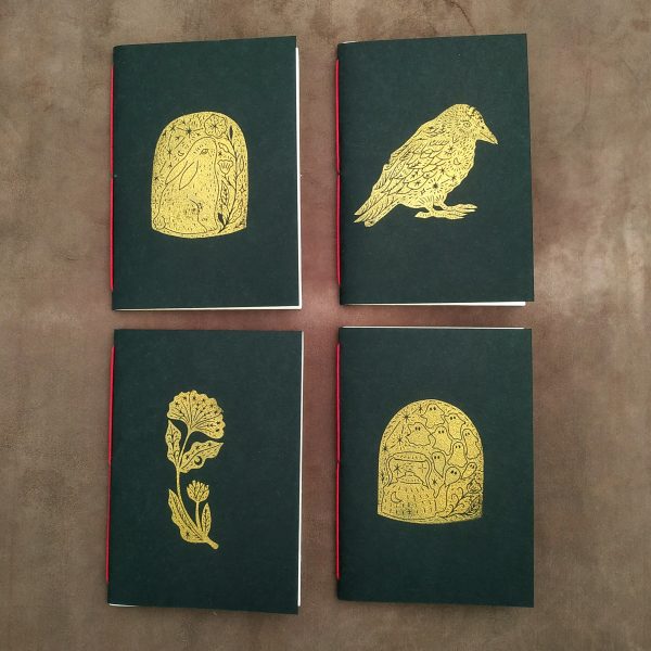 Mini carnet magique A6 - doré à la main – Image 4