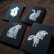 Mini carnet Animal Totem A6 - argenté