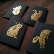 Mini carnet Animal Totem A6 - doré